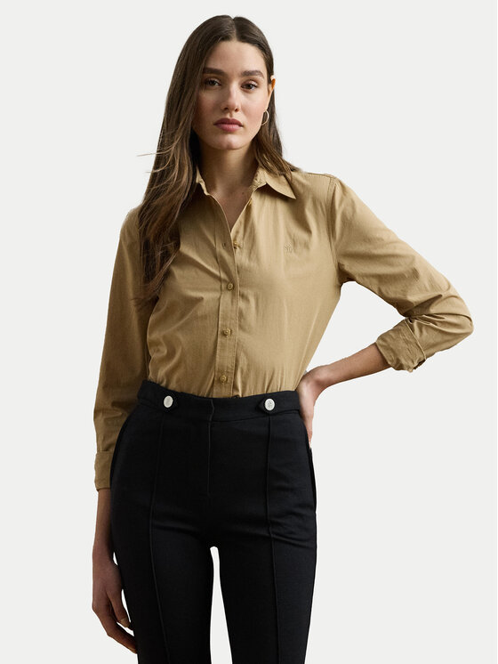 

Рубашка relaxed fit 200925378002 Lauren Ralph Lauren, бежевый