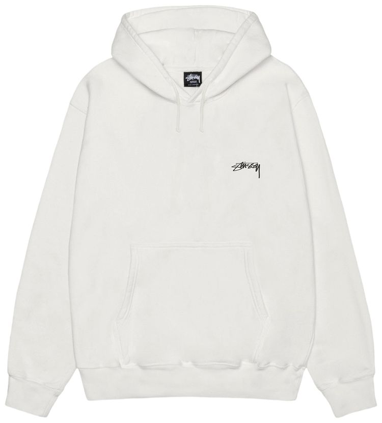 

Худи Stussy Smooth Stock, окрашенное пигментами, цвет, кремовый, Бежевый, Худи Stussy Smooth Stock, окрашенное пигментами, цвет, кремовый