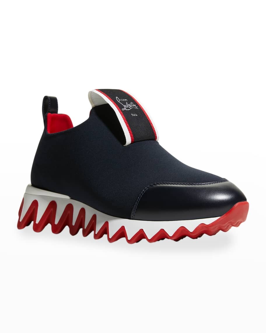 Беговые кроссовки Tiketa Slip-On с красной подошвой Christian Louboutin
