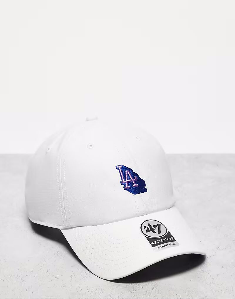 

47 Brand мини-кепка Los Angeles Dodgers белого цвета