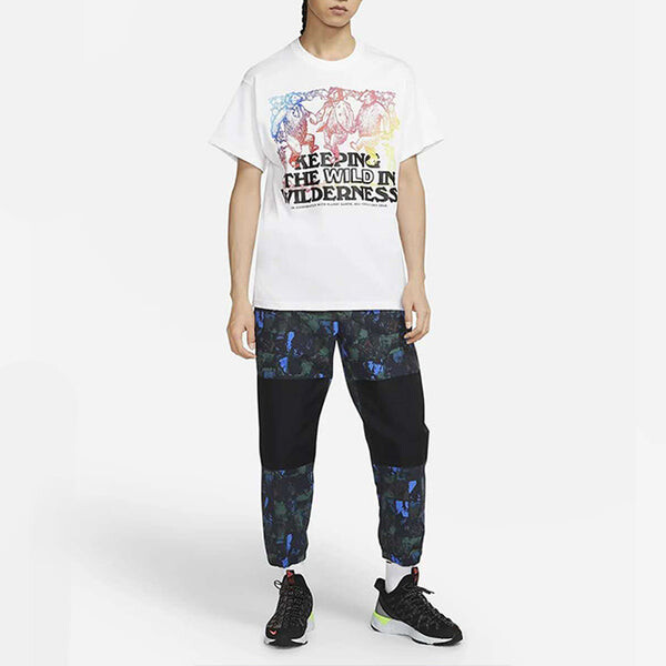 Футболка acg алфавит печать athleisure casual sports короткий рукав Nike, белый — фото 3