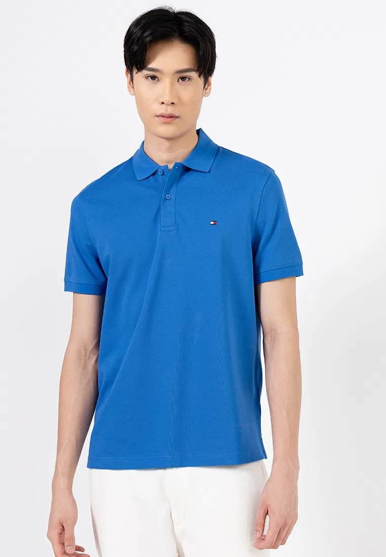 Поло Performance Pique Regular, TH Mainline Tommy Hilfiger, синий