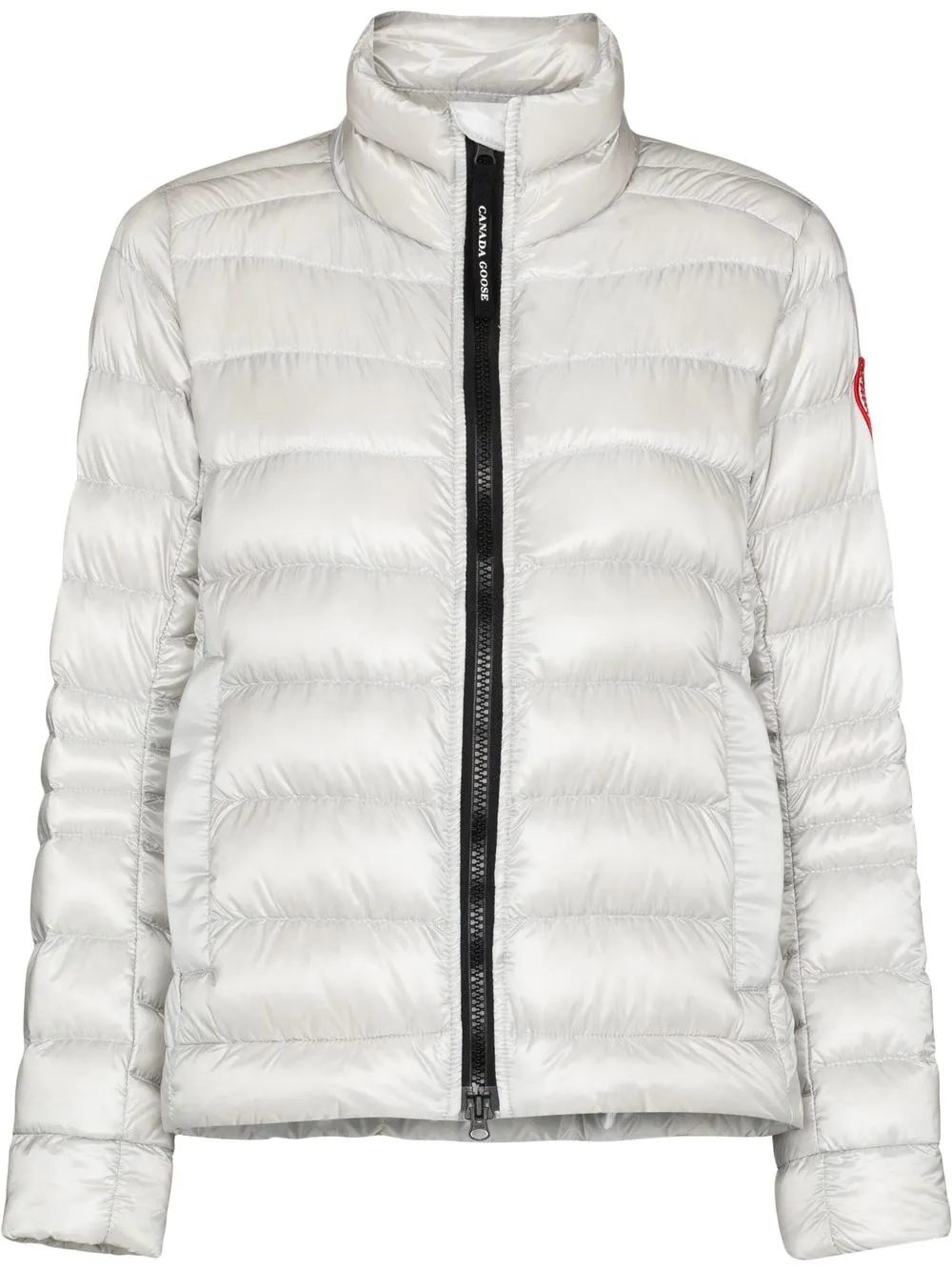 

Короткий пуховик Cypress Canada Goose, серебяный