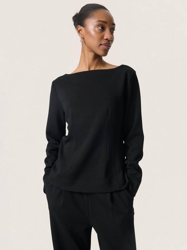 

SLMarigold элегантный пуловер с длинным рукавом и лодочкой Soaked In Luxury