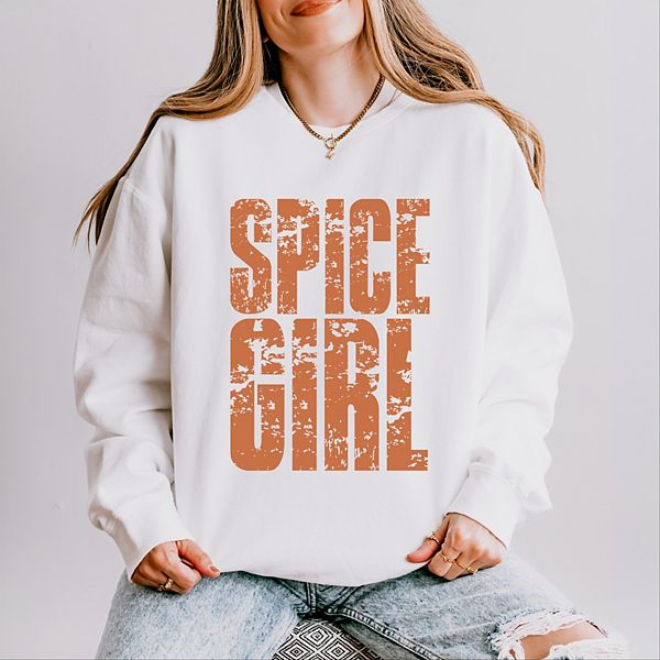 

Спортивный свитшот Spice girl block distressed для женщин, легкий, окрашенный в готовом виде Simply Sage Market, White, Белый, Спортивный свитшот Spice girl block distressed для женщин, легкий, окрашенный в готовом виде Simply Sage Market, White