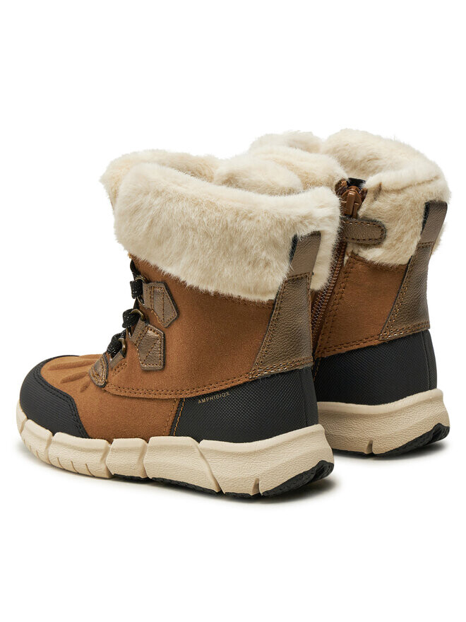 Зимние Ботинки Geox J Flexyper Girl B Ab J46APA 0AU50 C6175 M, коричневый — фото 3