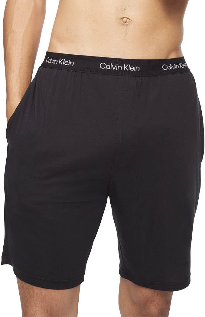 

Ультрамягкие современные шорты для сна Calvin Klein Men's Modal Lounge, Black