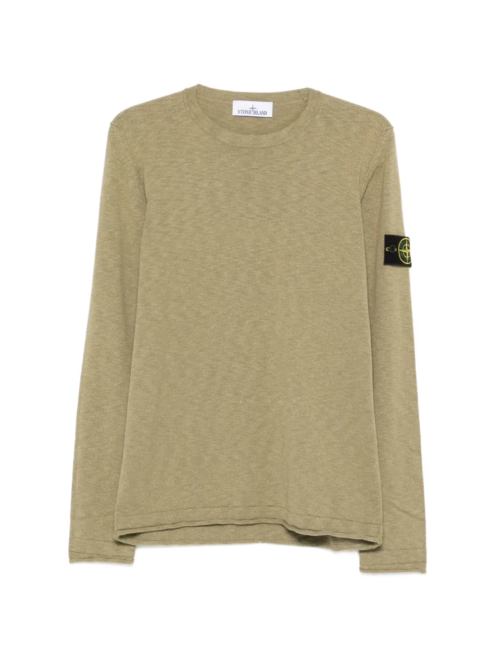 Джемпер с длинными рукавами Stone Island, зеленый