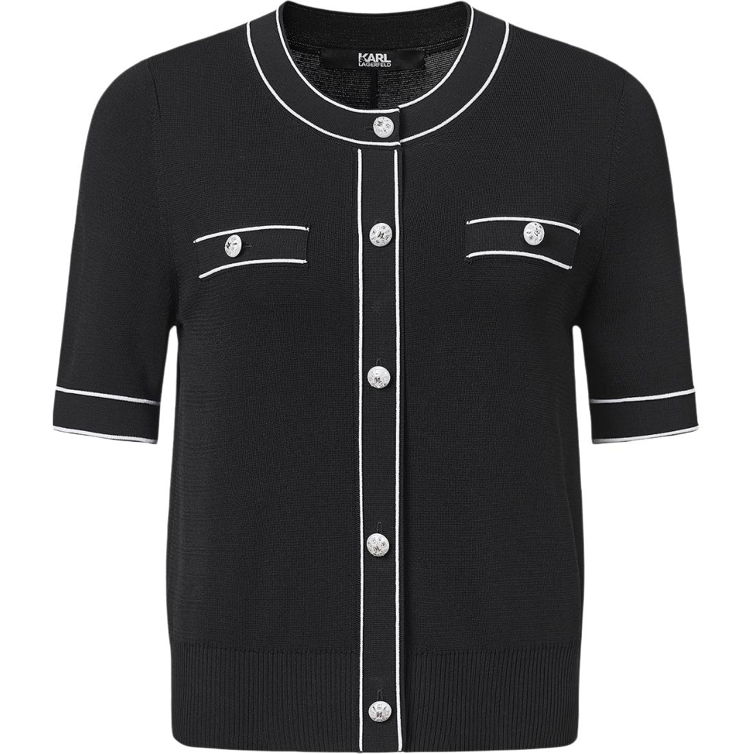 

Топ KARL LAGERFELD SS25 для женщин KARL LAGERFELD / Karl Lagerfeld Jeans, черный