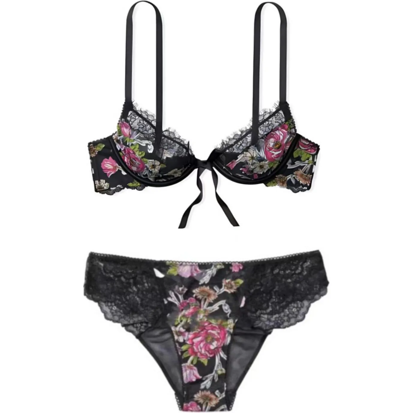 Victoria's Secret Комплект женского белья Black