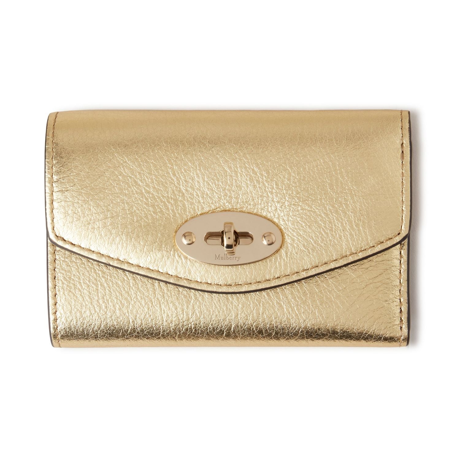

Складной кошелек Darley для нескольких карт Mulberry, цвет soft gold foil