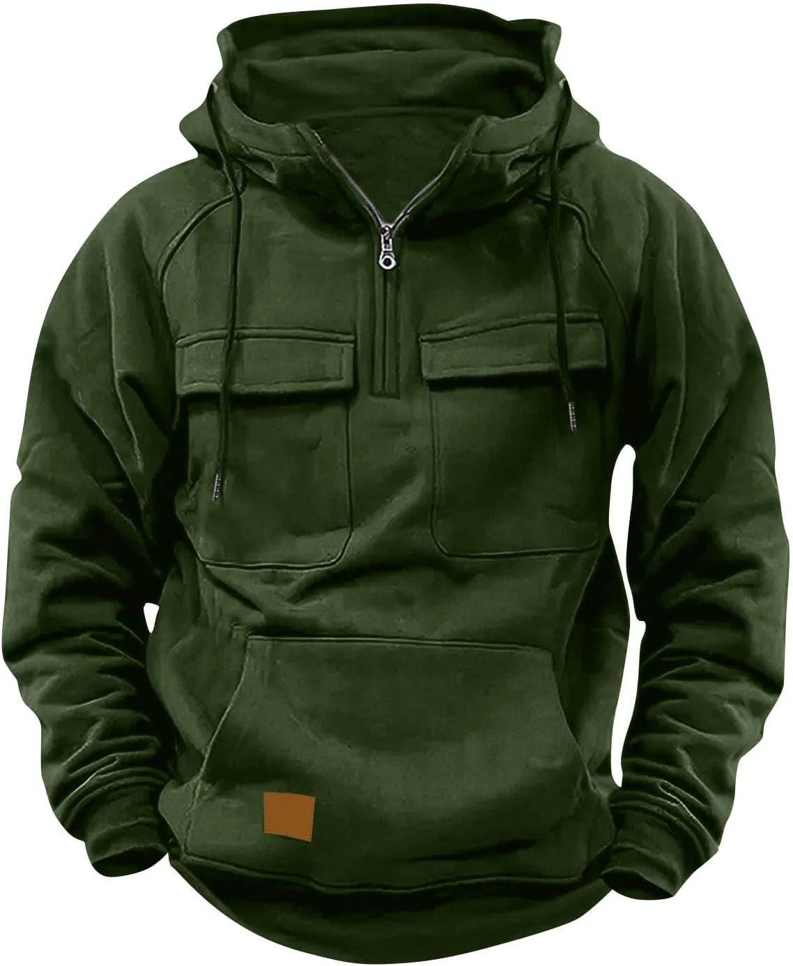 

Толстовка с капюшоном Quarter Zip Aztec Pullover Tactical Jacket с карманами