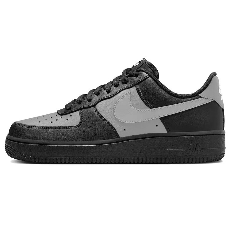 

Кроссовки Nike Air Force 1 Skateboarding Shoes Unisex Low-top Black/grey, черный