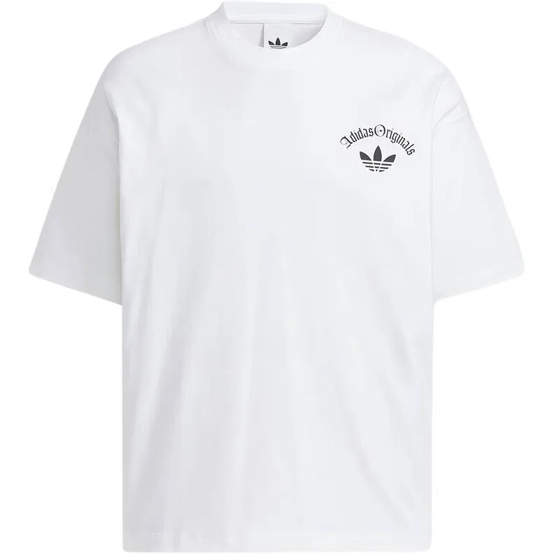 Футболка мужская белая crew neck moderate Adidas Originals, White