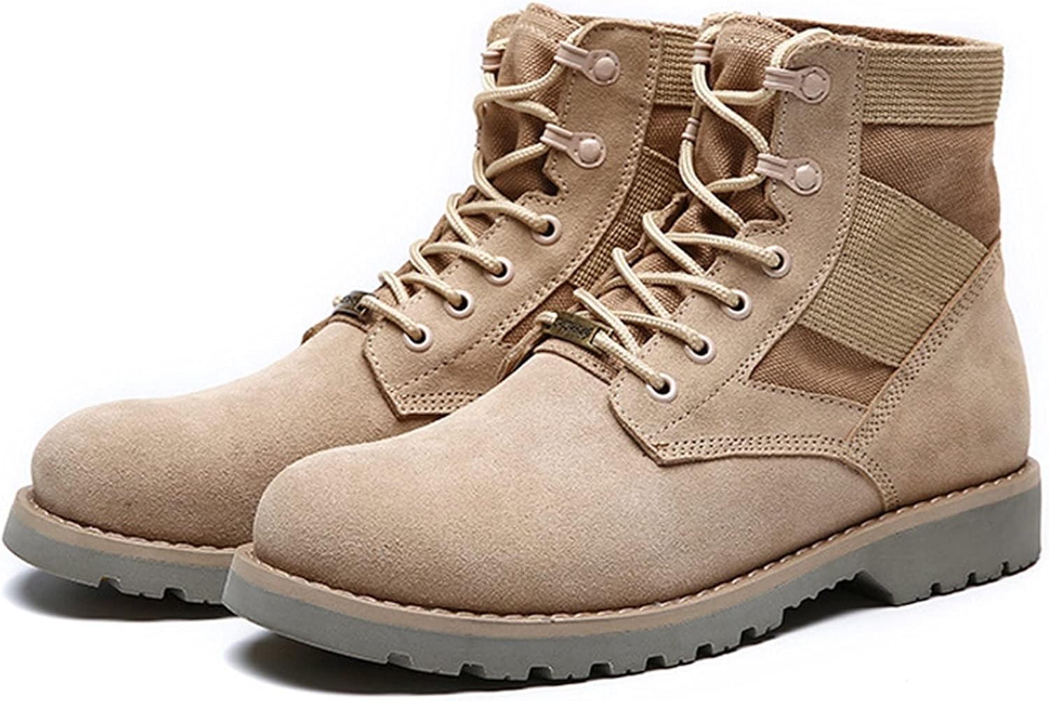

Высокие походные ботинки, тактические боевые ботинки, мужские водонепроницаемые дышащие пустынные короткие ботинки для ходьбы, унисекс рабочая обувь, легкие походные ботинки Rishengchang, бежевый