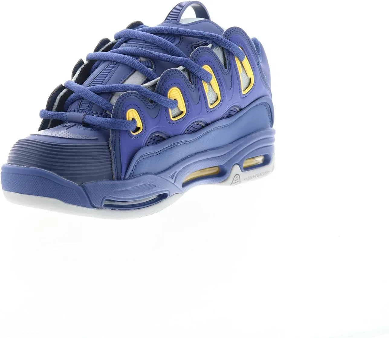 Кроссовки для скейтбординга Osiris D3 2001, Cadet Blue/Yellow — фото 4