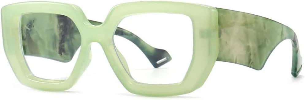 

Винтажные модные солнцезащитные очки для женщин и мужчин, роскошные дизайнерские солнцезащитные очки в крупной оправе для женщин, защита от УФ-излучения UV400 SZVVBKK, Green Clear