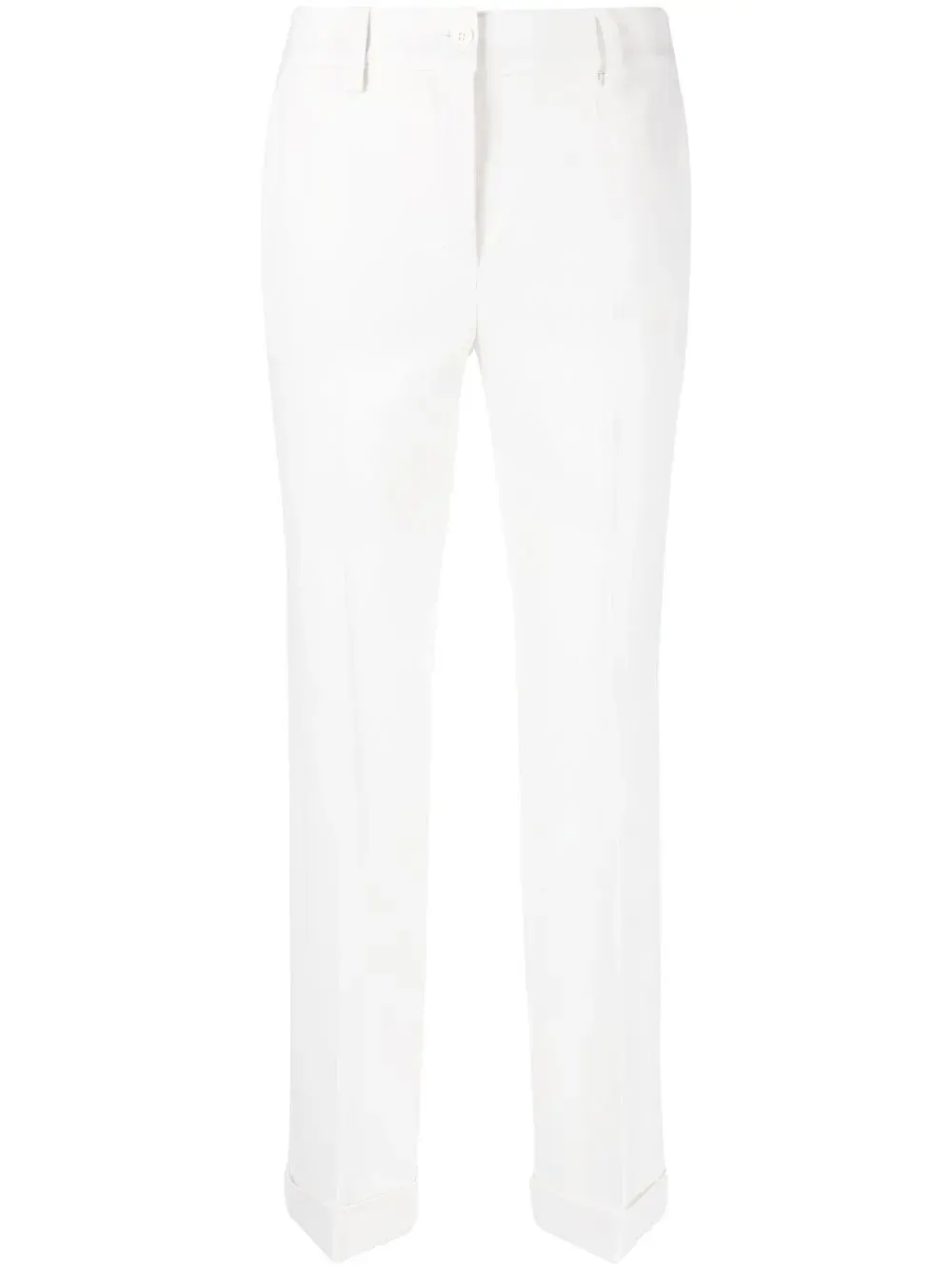 

Прямые брюки строгого кроя P.A.R.O.S.H., кремово-белый