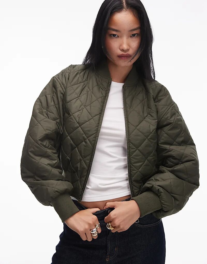 

Укороченная куртка-бомбер selma зеленого цвета Carhartt WIP
