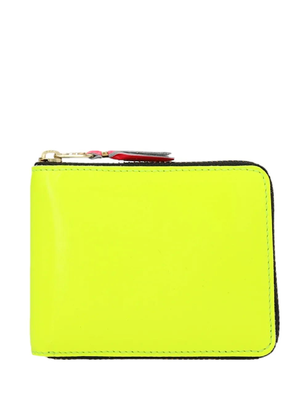 

Кошелек с круговой молнией Comme Des Garçons Wallet, желтый