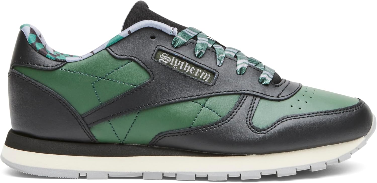 

Детские кроссовки Reebok унисекс Harry Potter Classic Leather, черный/зеленый/серый