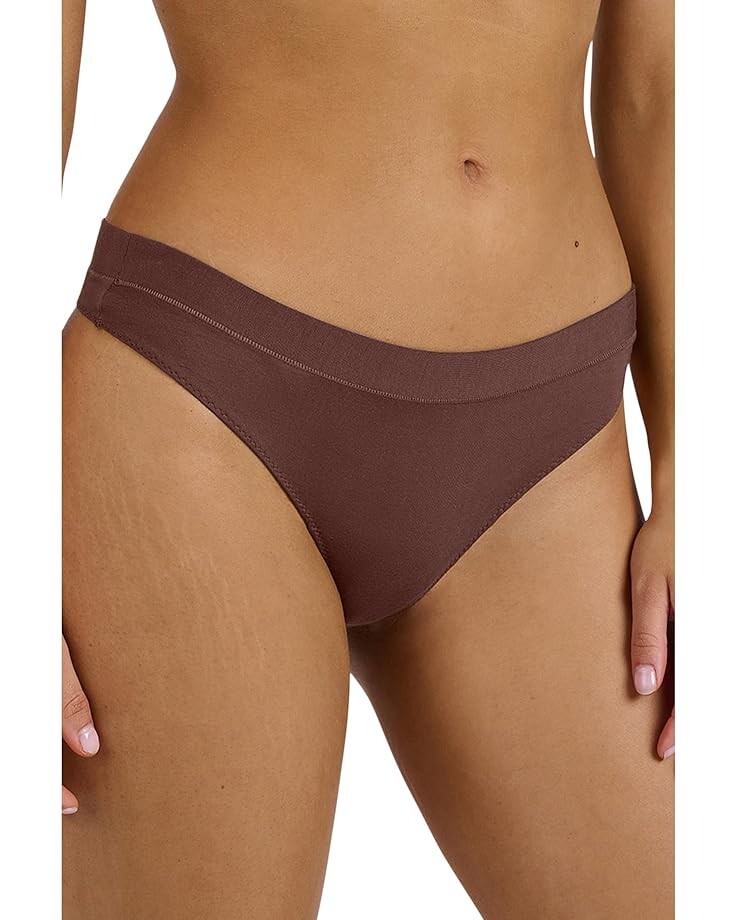 

Стринги MeUndies Feel Free Thong, цвет Walnut Shell