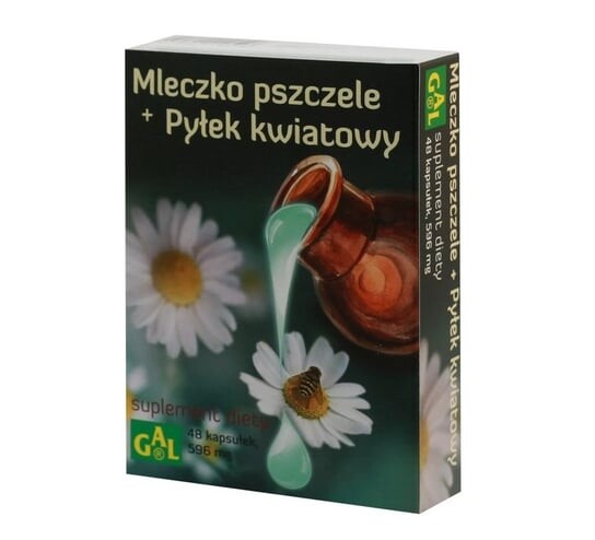 

Gal, маточное молочко + цветочная пыльца, Добавка , 48 капсул