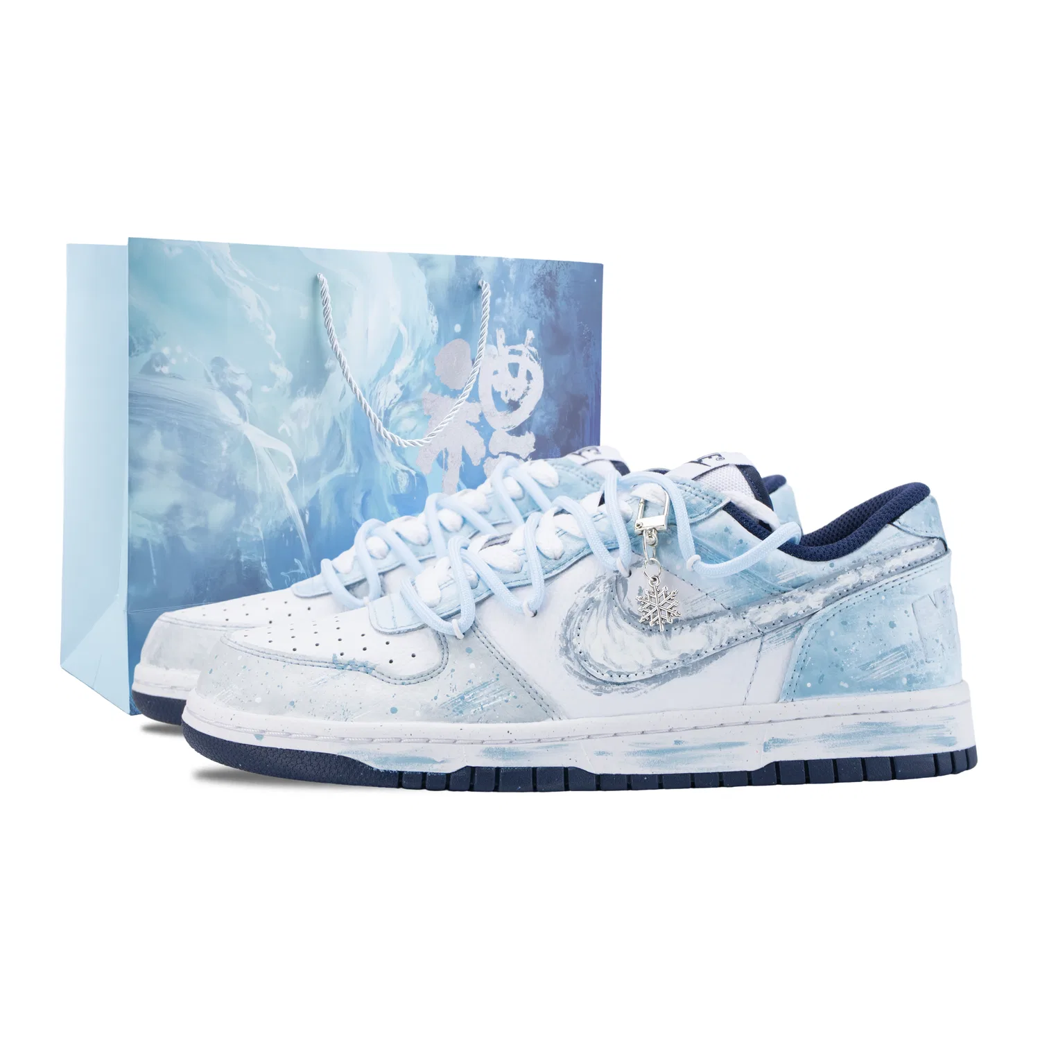 Кроссовки Nike Big Low бело-синие