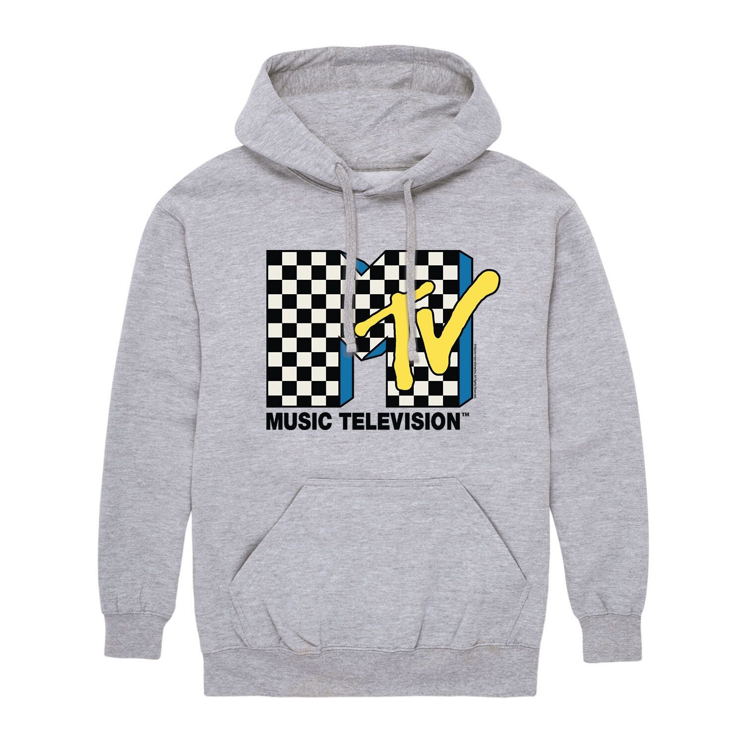 

Мужская толстовка с клетчатым логотипом MTV Classic Licensed Character
