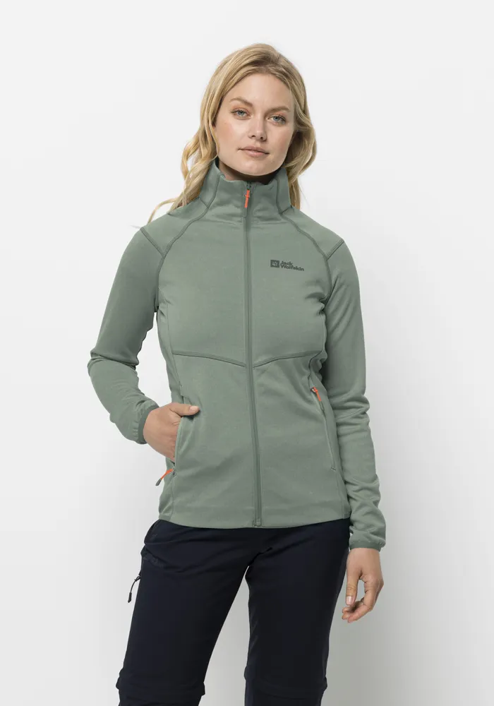 

Флисовая куртка Jack Wolfskin "FORTBERG FZ W", зеленый