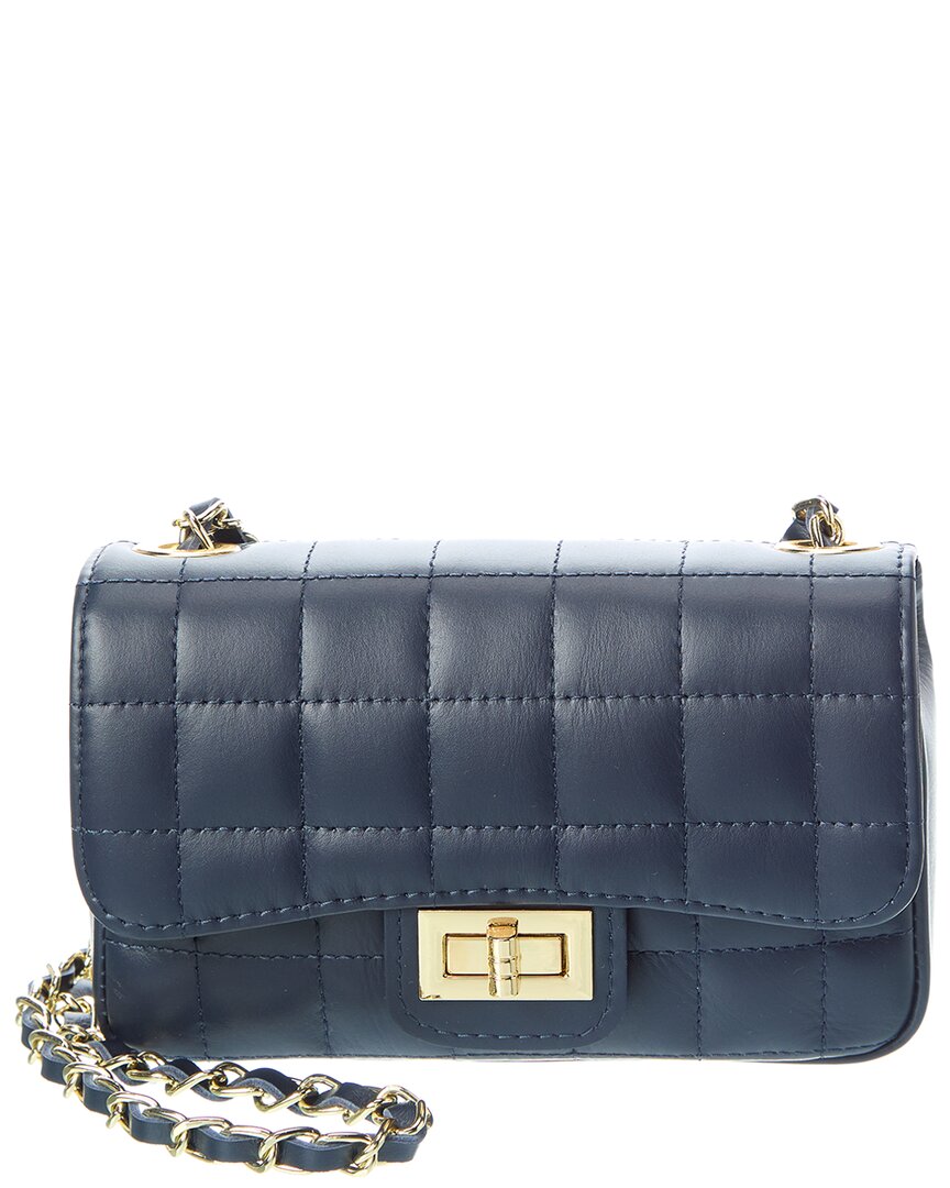 

Сумка через плечо Persaman New York Poppy из стеганой кожи, темно-синий