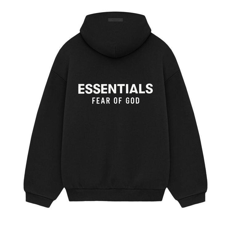 Худи Fear of God Essentials Fleece, черный — фото 3