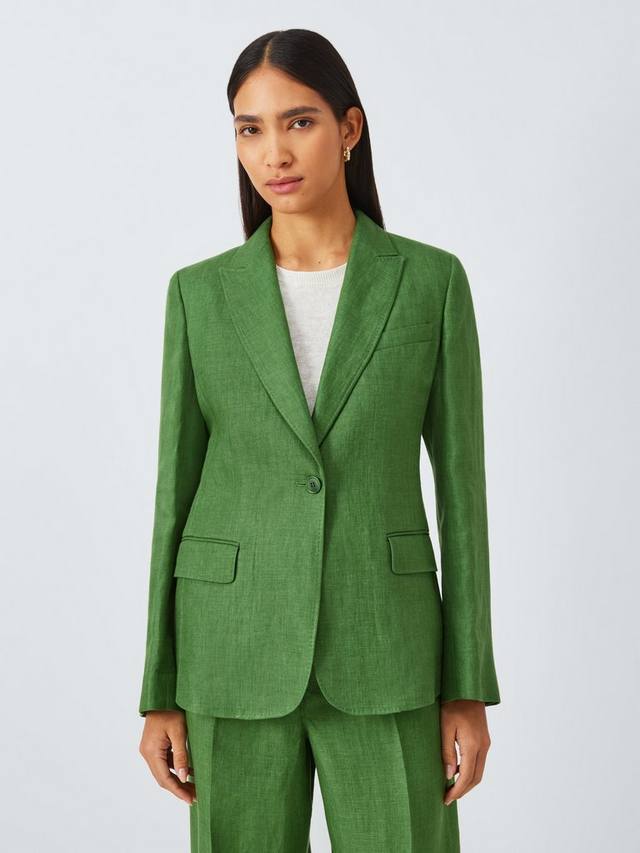 

Блейзер из чистого льна nalut Weekend MaxMara, зеленый