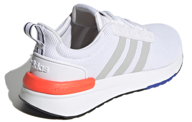 Кроссовки мужские Racer TR21 с низким верхом, белые/серые/оранжевые Adidas Neo — фото 4