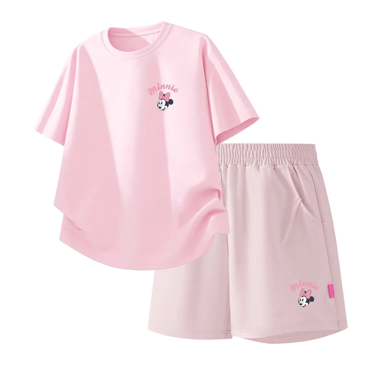 Детский спортивный костюм Casual Sportswear 2 Piece Set Disney, Daisy Ivory White+Di Prosperity Flower K_Bottom Right Mist White — фото 3