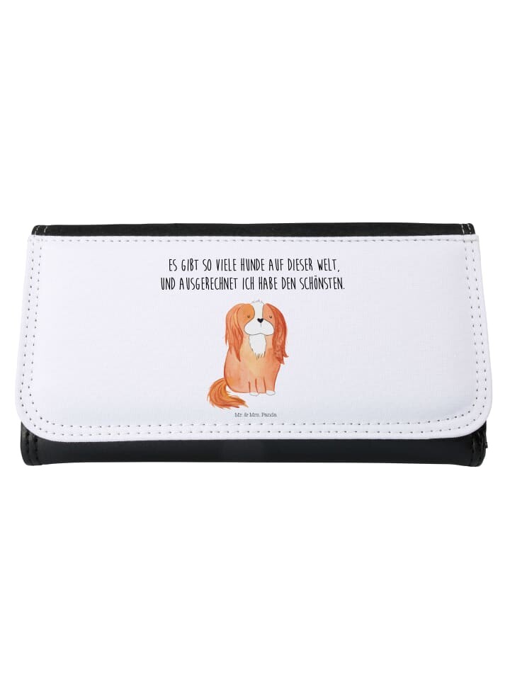 

Портмоне Mr & Mrs Panda Damen Hund Cavalier King Charles S, белый