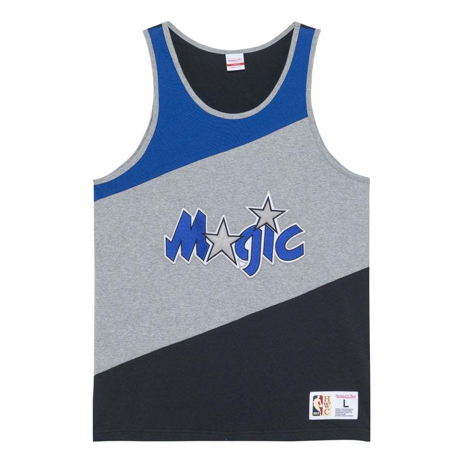 

Джерси Mitchell & Ness x NBA HWC Colorblocked Cotton Tank 'Orlando Magic', серый