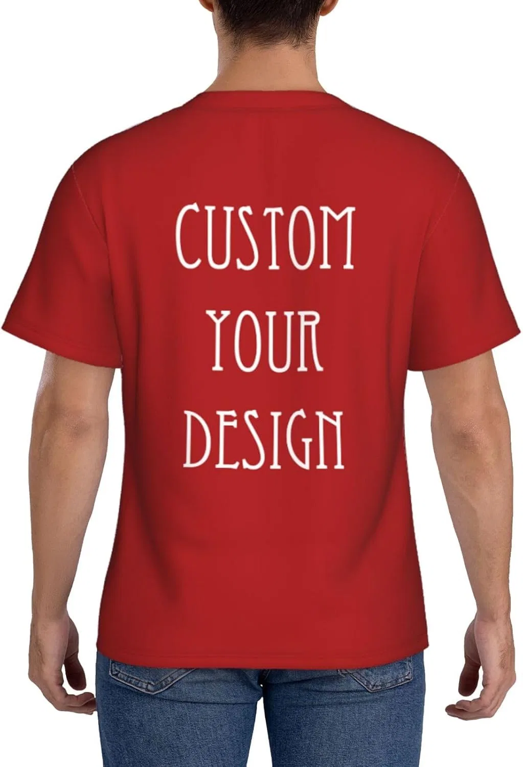 Футболка с принтом, Polyester, Red — фото 2