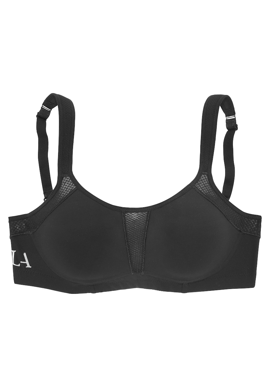 

Спортивный бюстгальтер-бралетт LASCANA ACTIVE, черный