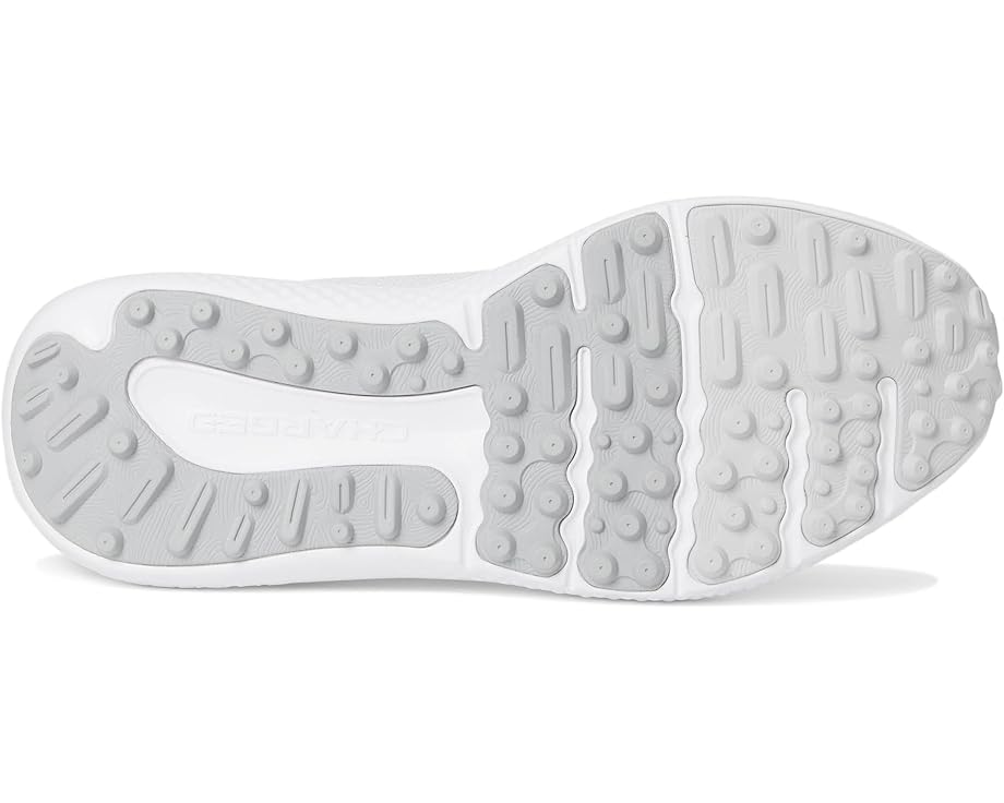 Кроссовки Under Armour Surge Golf Cleats, цвет Halo Gray/Halo Gray/Metallic Silver — фото 3