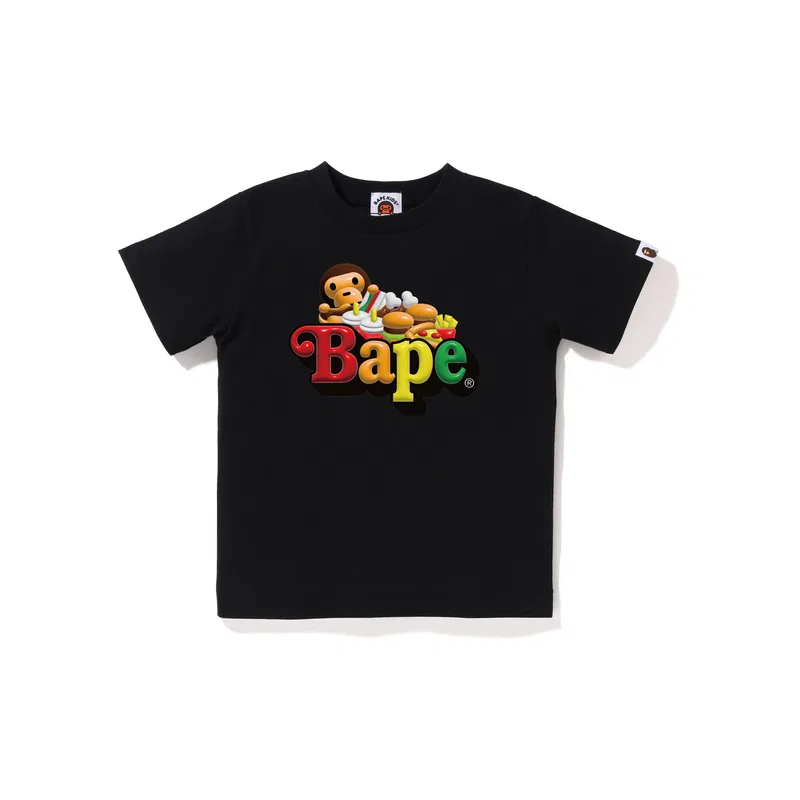 Футболка A Bathing Ape для детей 3-7 лет розовая — фото 3