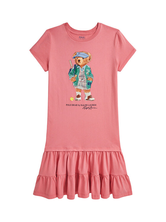 

Платье на каждый день обычный крой 313971130001 Polo Ralph Lauren, розовый