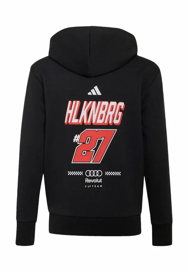 Худи audi revolut f1 team nico hulkenberg graphic ii Adidas Performance, Black Hi-Res Red — фото 2