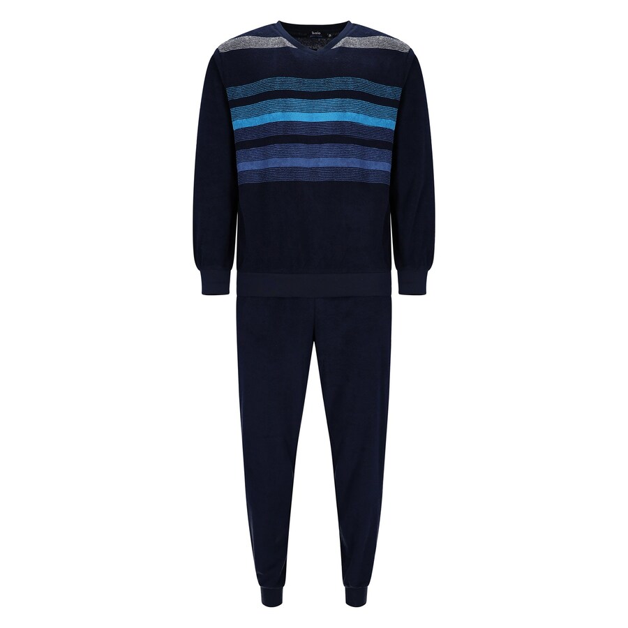 

Длинная пижама HAJO, синий/темно-синий/бирюзовый