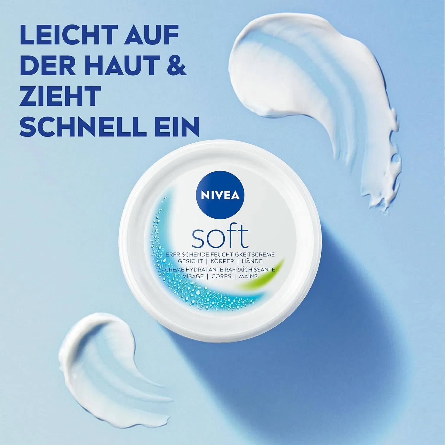 Освежающий увлажняющий крем NIVEA Soft с витамином E и маслом жожоба, 50 мл Beiersdorf — фото 2