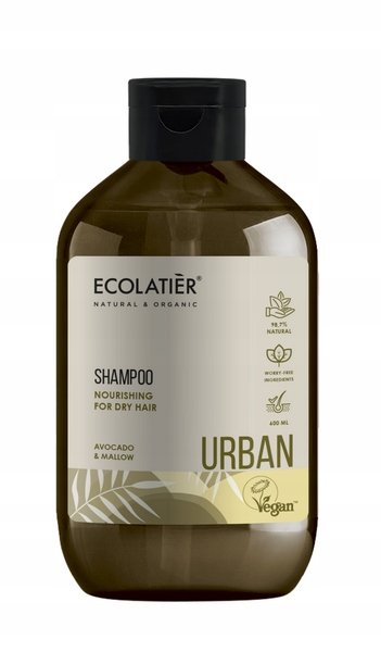 

Ecolatier, Питательный шампунь для сухих волос - Авокадо Мальва, 600 мл