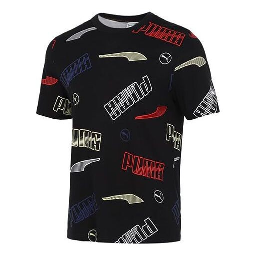 

Футболка solid regular fit t-shirt 'black' Puma, черный