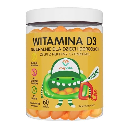 

MyVita Желе Витамин D3 с цитрусовым пектином 60 шт.