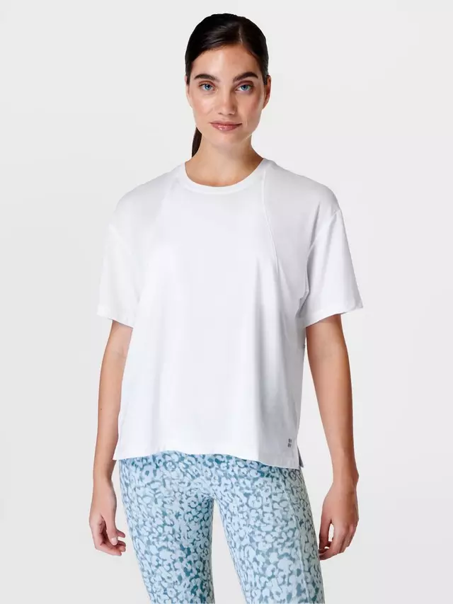 

Футболка Sweaty Betty Soft Flow Studio, белый