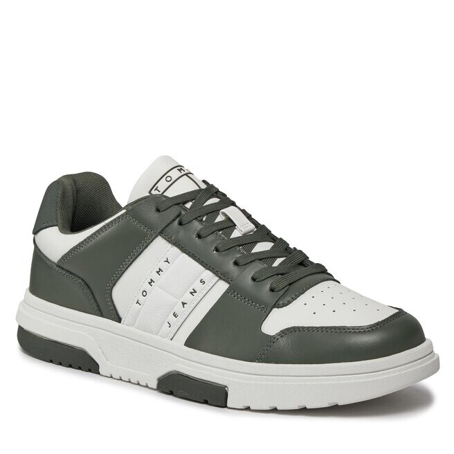 

Кроссовки Tommy Jeans TjmLeather Cupsole, белый, Белый;серый, Кроссовки Tommy Jeans TjmLeather Cupsole, белый